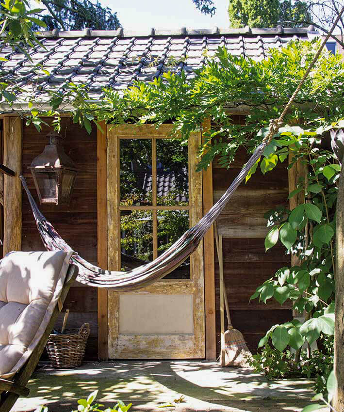 Weelderige leeftuin in Bilthoven