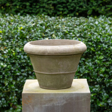 Conca Liscia Grigio 39 cm – Terracotta D'arte