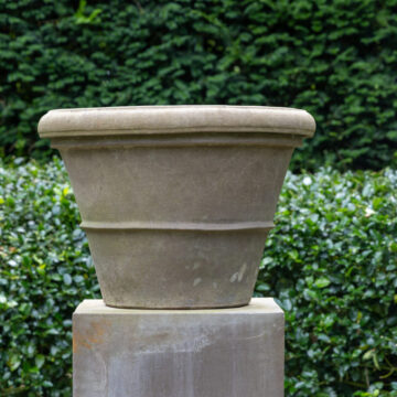 Conca Liscia Grigio 55 cm – Terracotta D'arte