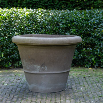 Conca Liscia Grigio 72 cm – Terracotta D'arte
